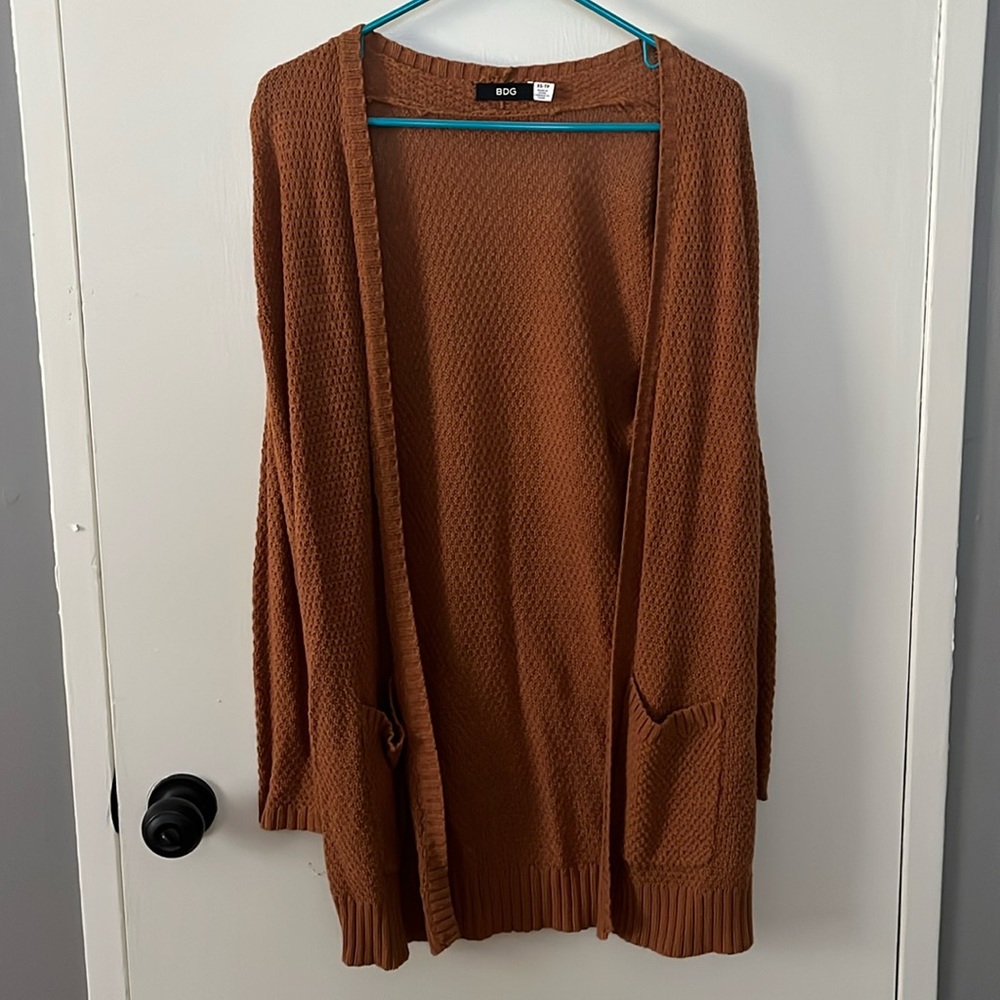 Burnt Orange Cardigan